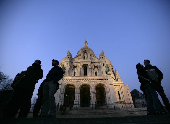Sacre-Coeur at Night by Clay McLachlan