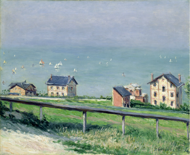 Caillebotte, Régates en mer à Trouville
