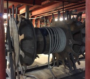 Machinery underneath the Opera for set changes