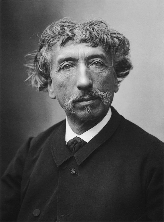Photographic portrait of Charles Garnier by Nadar, around 1880. Public domain