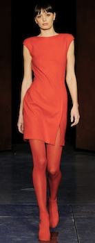 Paris Fashion Week Fall 2011. Model wearing Lefranc Ferrant